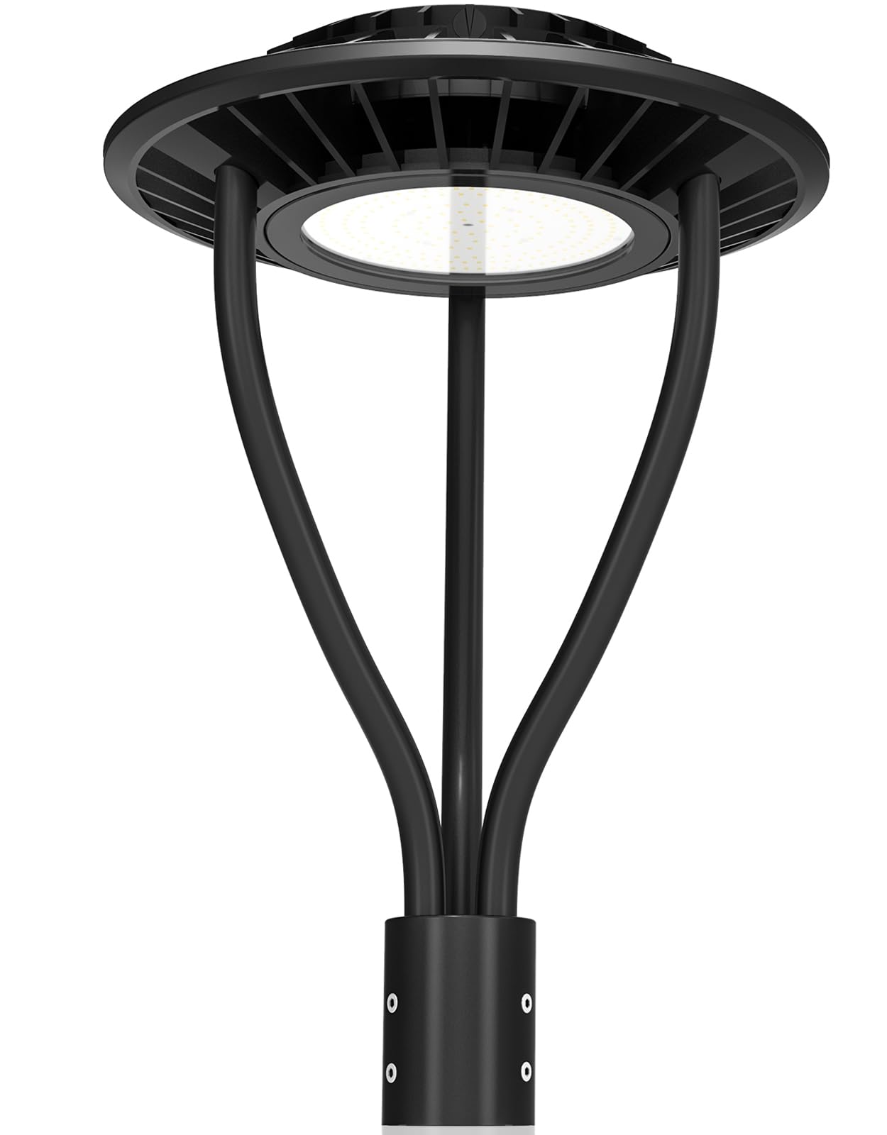 15'' LED Post Top Light 60W/80W/100W Switchable-3CCT, Photocell Included - LITESGO