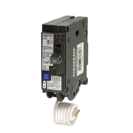 QA115AFCCSA - Siemens - 15 Amp Arc Fault (AFCI) Breaker