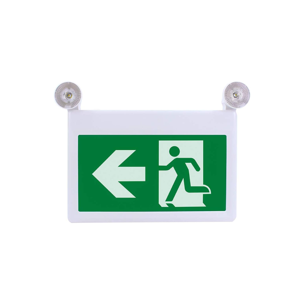 LED Running Man Exit Sign With Twin Heads - LITESGO